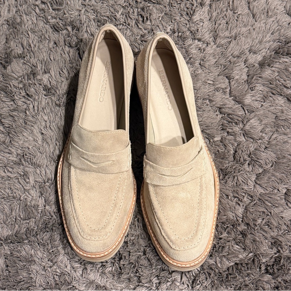 Bernardo Heeled Loafer Shoes